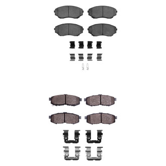 R1 Concepts® - Ceramic Front and Rear Brake Pad Set