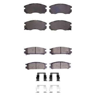 R1 Concepts® - Ceramic Front and Rear Brake Pad Set