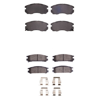 R1 Concepts® - Ceramic Front and Rear Brake Pad Set