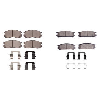 R1 Concepts® - Ceramic Front and Rear Brake Pad Set