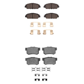 R1 Concepts® - Ceramic Front and Rear Brake Pad Set