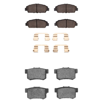 R1 Concepts® - Ceramic Front and Rear Brake Pad Set