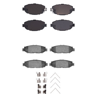 R1 Concepts® - Ceramic Front and Rear Brake Pad Set