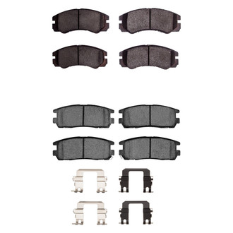 R1 Concepts® - Ceramic Front and Rear Brake Pad Set