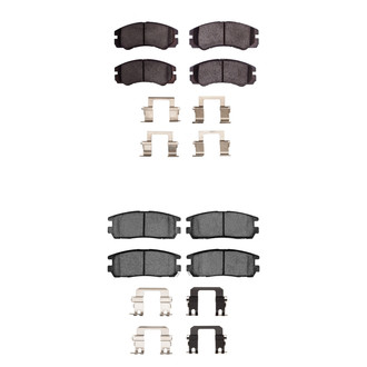R1 Concepts® - Ceramic Front and Rear Brake Pad Set