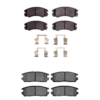 R1 Concepts® - Ceramic Front and Rear Brake Pad Set