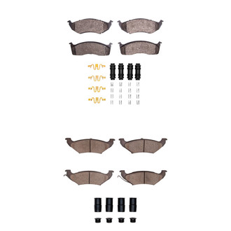 R1 Concepts® - Ceramic Front and Rear Brake Pad Set