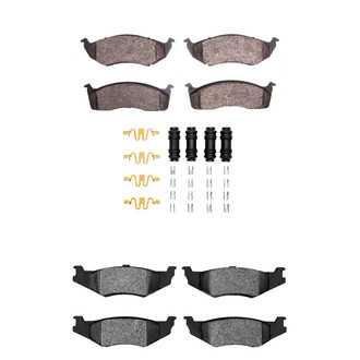 R1 Concepts® - Ceramic Front and Rear Brake Pad Set