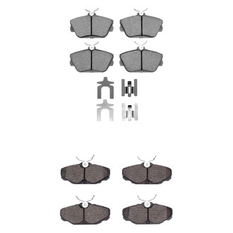 R1 Concepts® - Ceramic Front and Rear Brake Pad Set