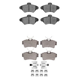 R1 Concepts® - Ceramic Front and Rear Brake Pad Set