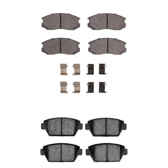 R1 Concepts® - Ceramic Front and Rear Brake Pad Set