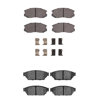 R1 Concepts® - Ceramic Front and Rear Brake Pad Set