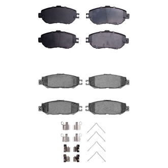 R1 Concepts® - Ceramic Front and Rear Brake Pad Set