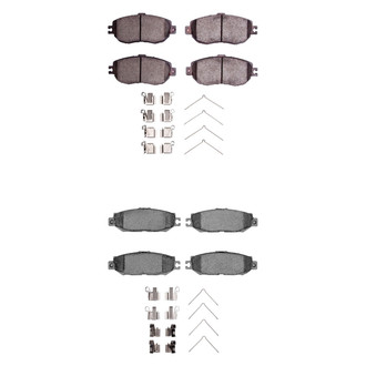 R1 Concepts® - Ceramic Front and Rear Brake Pad Set