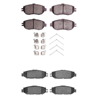 R1 Concepts® - Ceramic Front and Rear Brake Pad Set