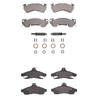 R1 Concepts® - Ceramic Front and Rear Brake Pad Set