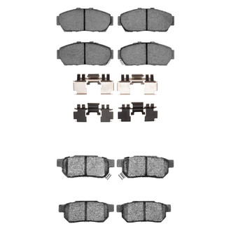 R1 Concepts® - Ceramic Front and Rear Brake Pad Set