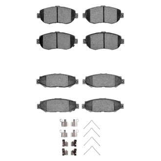 R1 Concepts® - Ceramic Front and Rear Brake Pad Set
