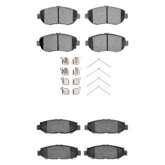 R1 Concepts® - Ceramic Front and Rear Brake Pad Set