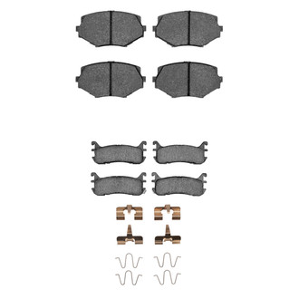 R1 Concepts® - Ceramic Front and Rear Brake Pad Set