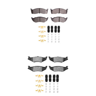 R1 Concepts® - Ceramic Front and Rear Brake Pad Set