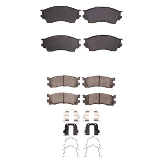 R1 Concepts® - Ceramic Front and Rear Brake Pad Set