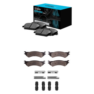 R1 Concepts® - Ceramic Front and Rear Brake Pad Set