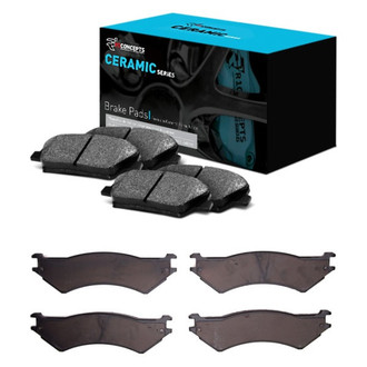 R1 Concepts® - Ceramic Front and Rear Brake Pad Set