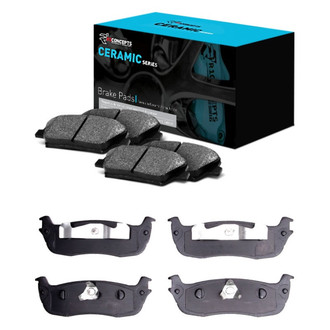 R1 Concepts® - Ceramic Front and Rear Brake Pad Set