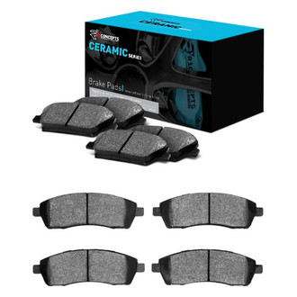 R1 Concepts® - Ceramic Front and Rear Brake Pad Set
