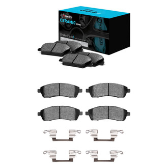 R1 Concepts® - Ceramic Front and Rear Brake Pad Set