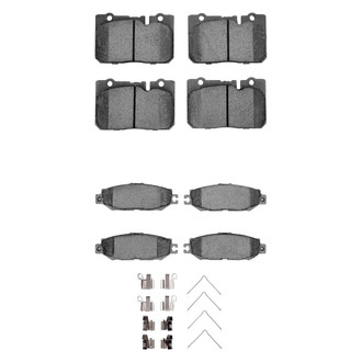 R1 Concepts® - Ceramic Front and Rear Brake Pad Set