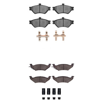 R1 Concepts® - Ceramic Front and Rear Brake Pad Set