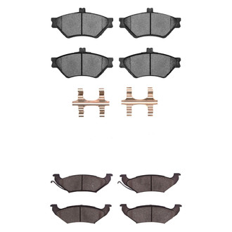 R1 Concepts® - Ceramic Front and Rear Brake Pad Set