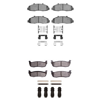 R1 Concepts® - Ceramic Front and Rear Brake Pad Set