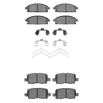 R1 Concepts® - Ceramic Front and Rear Brake Pad Set
