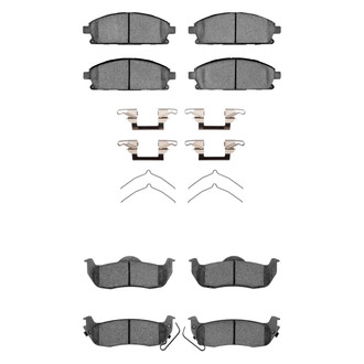 R1 Concepts® - Ceramic Front and Rear Brake Pad Set