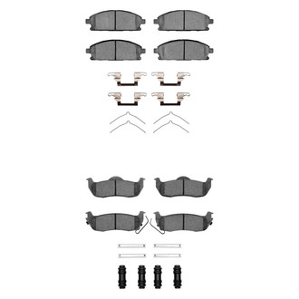 R1 Concepts® - Ceramic Front and Rear Brake Pad Set