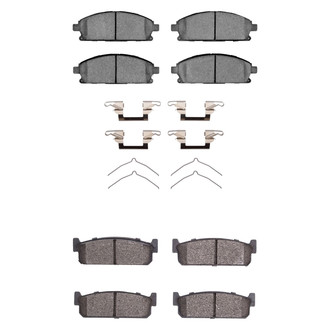 R1 Concepts® - Ceramic Front and Rear Brake Pad Set