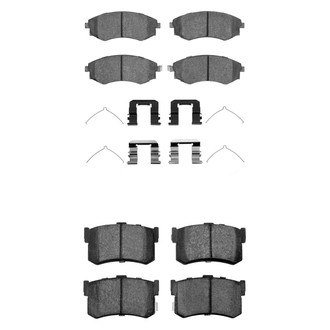 R1 Concepts® - Ceramic Front and Rear Brake Pad Set
