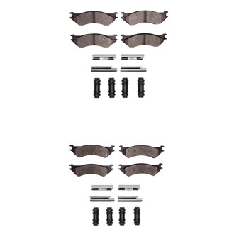 R1 Concepts® - Ceramic Front and Rear Brake Pad Set