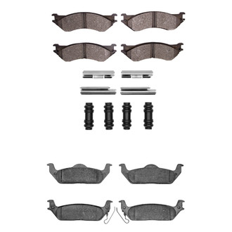 R1 Concepts® - Ceramic Front and Rear Brake Pad Set