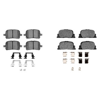 R1 Concepts® - Ceramic Front and Rear Brake Pad Set