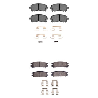 R1 Concepts® - Ceramic Front and Rear Brake Pad Set