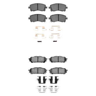 R1 Concepts® - Ceramic Front and Rear Brake Pad Set