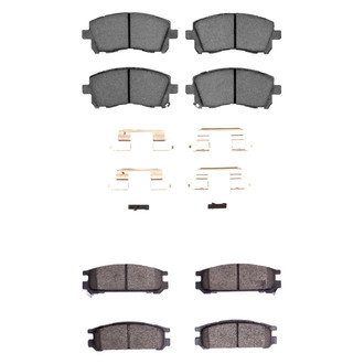 R1 Concepts® - Ceramic Front and Rear Brake Pad Set