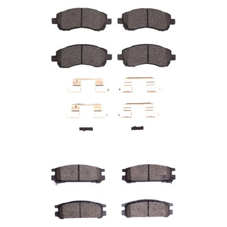 R1 Concepts® - Ceramic Front and Rear Brake Pad Set