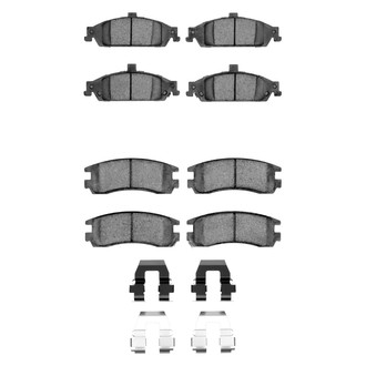 R1 Concepts® - Ceramic Front and Rear Brake Pad Set