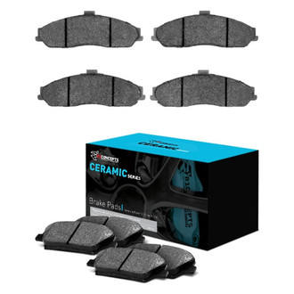 R1 Concepts® - Ceramic Front and Rear Brake Pad Set