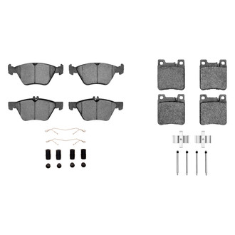 R1 Concepts® - Ceramic Front and Rear Brake Pad Set